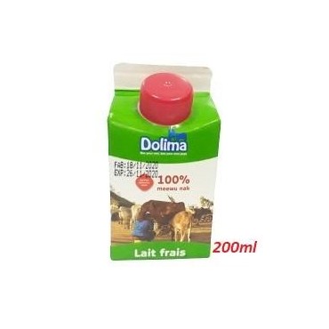 Dolima lait frais entier 200ml