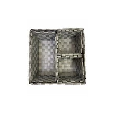 Ensemble panier de rangement tissé 3 pièces