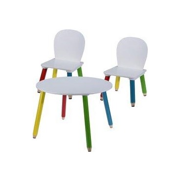 Ensemble table bureau enfant avec 2 chaises