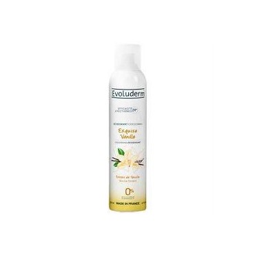 Evoluderm déodorant cocooning Exquise Vanille 200 ml