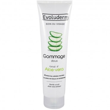 Evoluderm gommage doux à l'extrait d'Aloé Vera 150ml