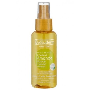 Evoluderm huile beauté à l'amande douce 100ml