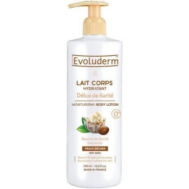 Evoluderm lait de corps délice karité 500ml