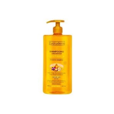 Evoluderm shampoing sublimateur huile précieuse cheveux secs 1000ml
