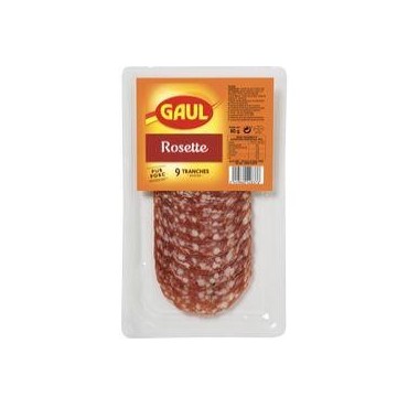 Gaul rosette pur porc 9 tranches environ 80g