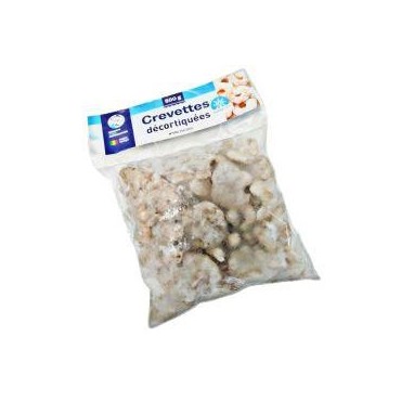 Général Food crevettes décortiquées surgelées sachet 500g