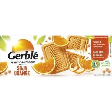 Gerblé biscuits de soja à l'orange 280g x20