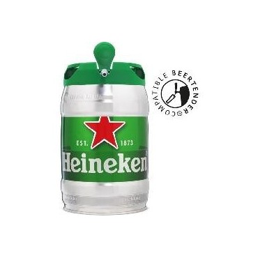 Heineken fût bière blonde 5% 5L
