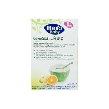 Hero Baby céréales infantiles avec fruits sans sucres ajoutés étui...