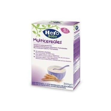 Hero Baby céréales infantiles multicéréales sans sucres ajoutés...