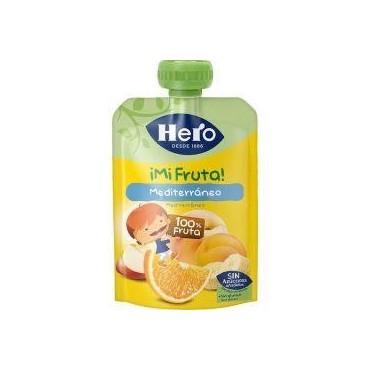 Hero Baby gourde compote imi fruta au fruit méditerranéen 100 g