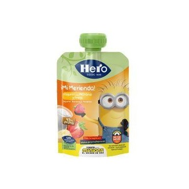 Hero Baby gourde compote imi merienda yaourt banane fraise 100 g