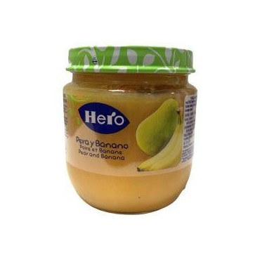 Hero Baby petit pot banane poire 115G