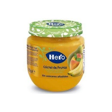 Hero Baby petit pot cocktail de fruits (poire, pèche et banane)...