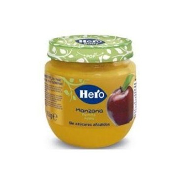 Hero Baby petit pot pomme sans sucres ajoutées 115 g