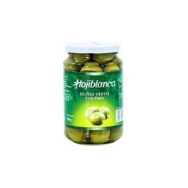 Hojiblanca olives vertes entières 37cl