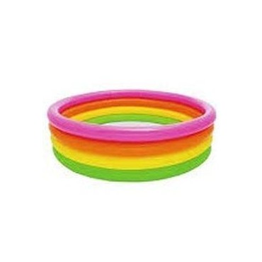 Intex piscinette ronde gonflable Sunset Gow 168x46cm