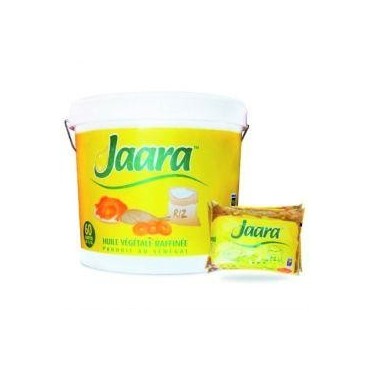 Jaara seau huile végétale raffinée x60 dosettes 250ml
