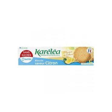 KARELEA Biscuits saveur citron sans sucres 132g