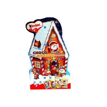 KINDER Calendrier de l'Avent chocolats et biscuits 210g