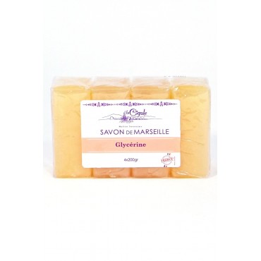 La Cigale savon de Marseille glycérine 4x200g