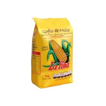La Pina farine gofio de maïs sachet 1Kg