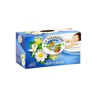 La TIsanière plantes à infusion à la fleur d'oranger 25 sachets