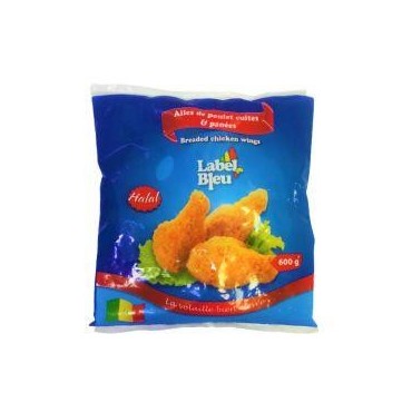 Label Bleu ailes de poulet panées surgelés 600g