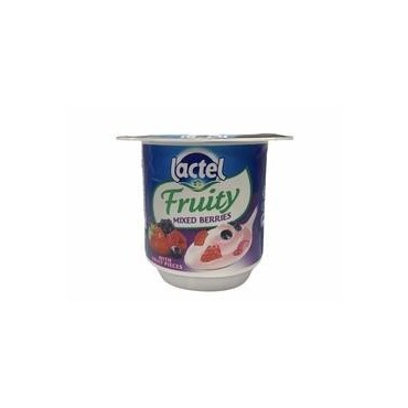 Lactel fruity fruits rouges 125g