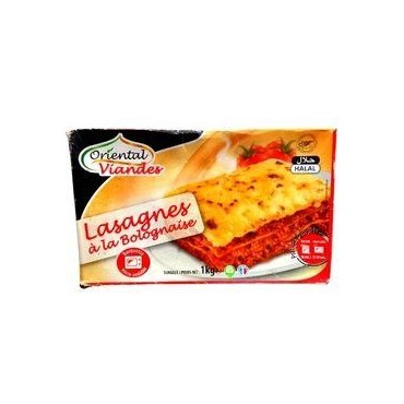 Lasagnes à la Bolognaise Halal Oriental viandes 1 kg