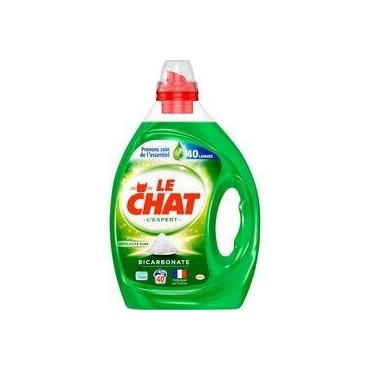 LE CHAT Lessive liquide au bicarbonate 40 lavages 2l
