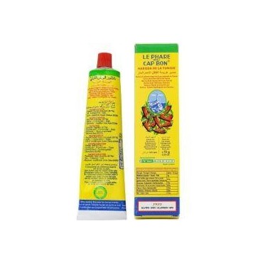 Le Phare du Cap Bon harissa de piment rouge fort en tube 70 g