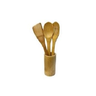 Lot de 3 spatules en bambou