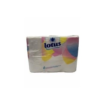 Lotus papier toilette double épaisseur x6 rouleaux