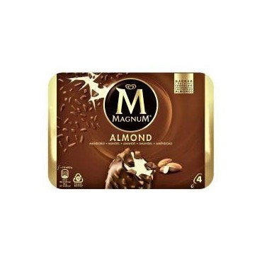 Magnum glace amande x4 328 g