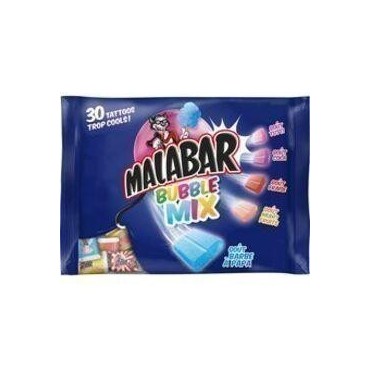 Malabar assortiments de Chewing-gum bubble mix 214g