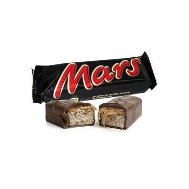 Mars caramel chocolat au lait 1 x 51 g