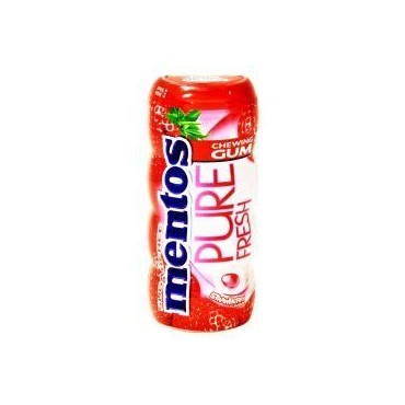 Mentos chewing gum Pure Fresh strawberry boîte de 18 pièces 31,5G