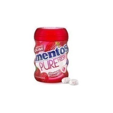 Mentos chewing gum Pure Fresh strawberry boîte de 35 pièces 61,25G