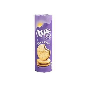 MILKA Choco pause, biscuits fourrés au chocolat 260g
