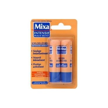 Mixa stick lèvres soin anti dessèchement X2