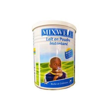 Mixwell lait en poudre écrémé enrichi instantané en pot 400g