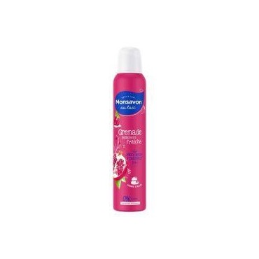 Monsavon déodorant pour femme grenade & pierre d'alun 200 ml