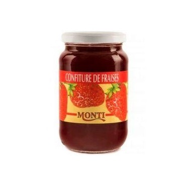 Monti confiture de fraises verre de 440g