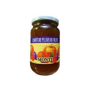 Monti confiture de plusieurs fruits verre de 440g