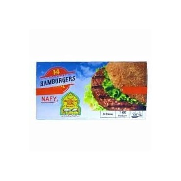 Nafy viande hamburgers Halal 14 pièces boîte 1Kg