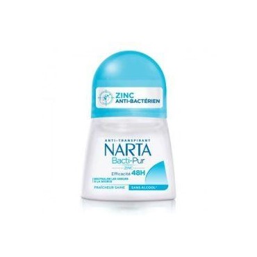 Narta déodorant bille Bacti-Pur Zinc 50 ml