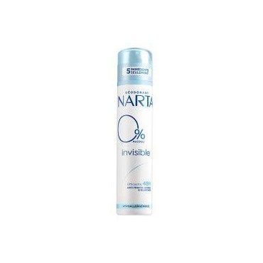 Narta déodorant pour femme Invisible 0% alcool 200 ml
