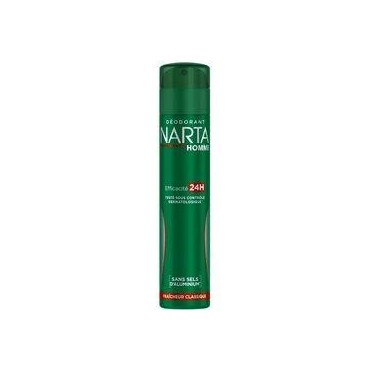 NARTA Déodorant spray 24h homme fraîcheur classique 200ml