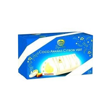 NESTLE Nestlé Bûche glacée coco ananas et citron vert 500g 7-8...